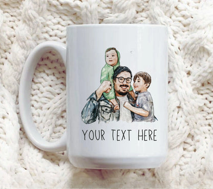 The Memory Mug: Your Custom Mug With Portrait & Text