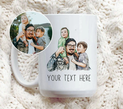 The Memory Mug: Your Custom Mug With Portrait & Text