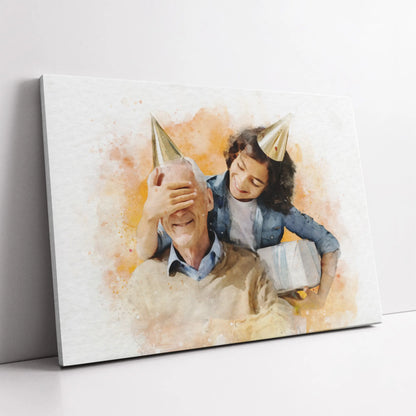 Combine Photos On Canvas: Add Loved Ones To Portrait