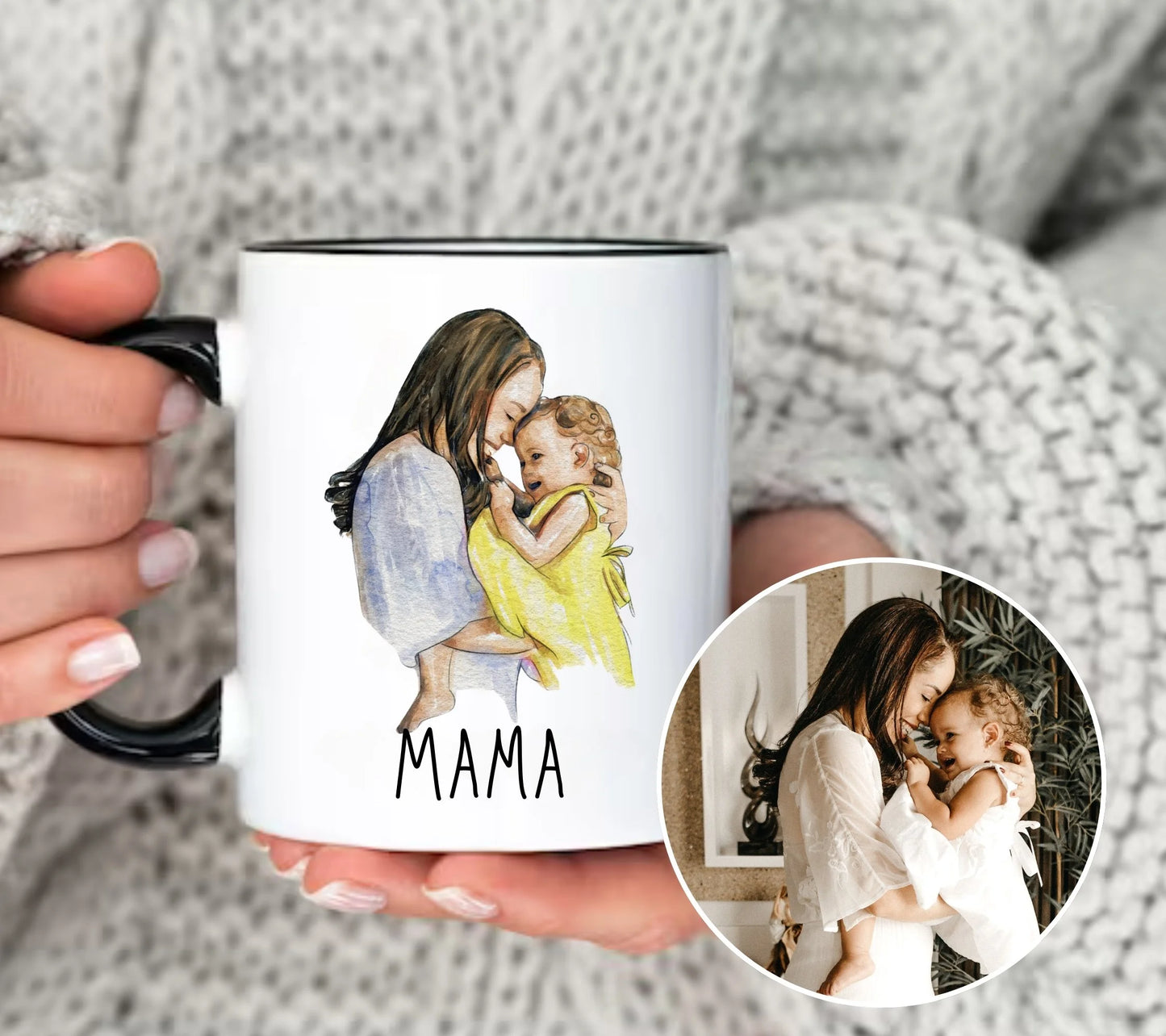 The Memory Mug: Your Custom Mug With Portrait & Text